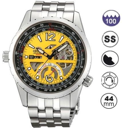 Orient Sport Automatic Power Reserve 100mt. Semi-skeleton 44mm Sapphire Glass CFT00007Y0 - Photo n°1