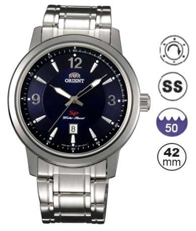 Orient Sport Quartz Time & Date - S/s - Blue Dial - 42mm FUNF1005D0 - Photo n°1