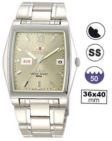 Orient Three Star - Tonneau- S/s - 36mm FPMAA004K7 - Photo n°1