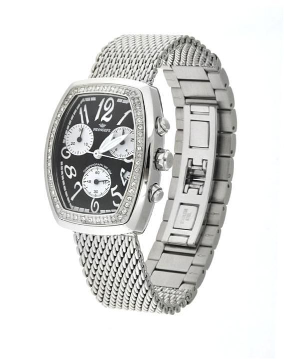 Orologi Prynceps Cint E Cassa Acciaio Crononero CR905NERO - Photo n°1