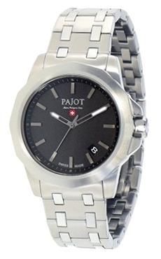 Pajot Skywalk Collection Gent S/s 40mm.. Date. Quartz Movement. Black Dial. Wr 10atm. Swiss Made PJ-G1501 - Photo n°1