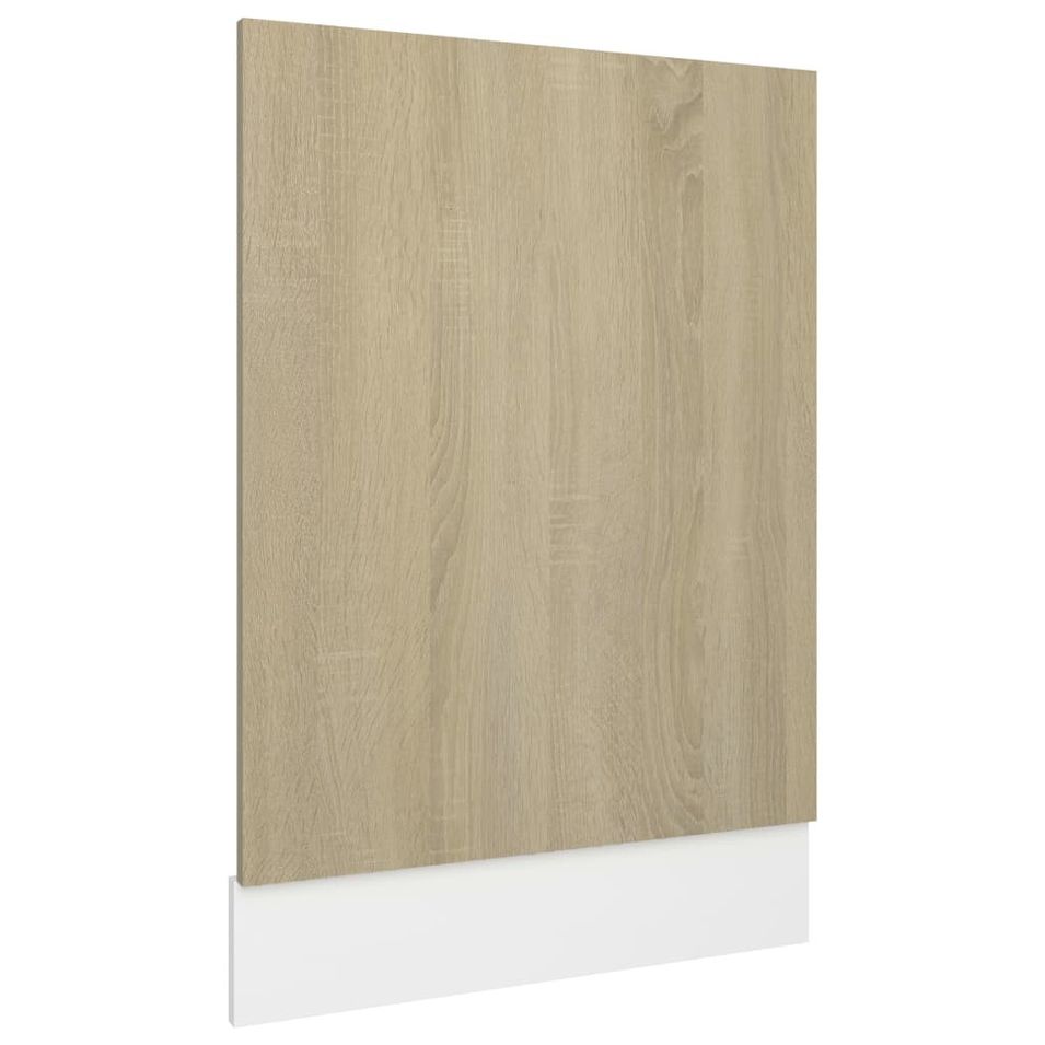 Panneau de lave-vaisselle Chêne sonoma 45x3x67 cm - Photo n°1