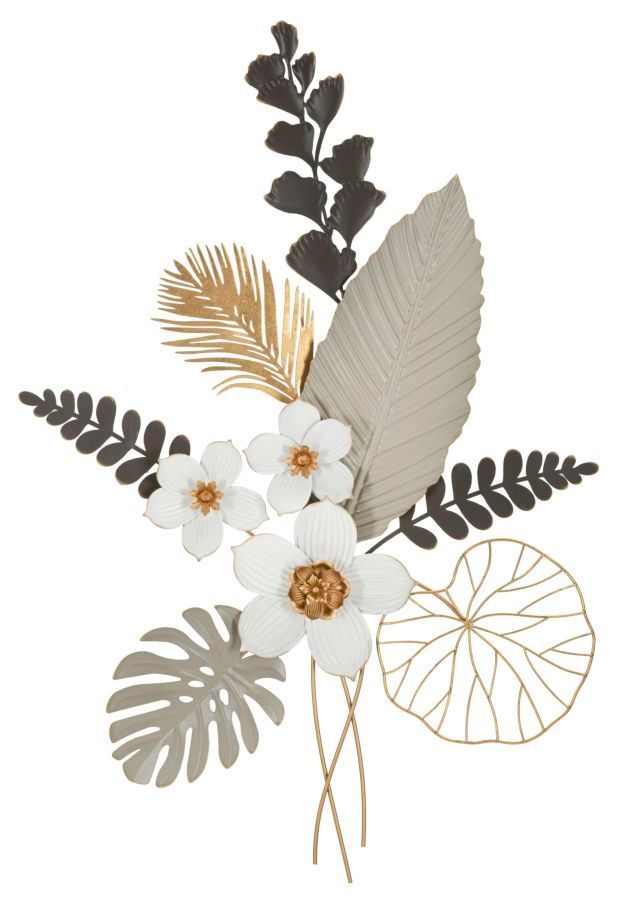 Panneau mural en fer bouq cm 71x4x96,5 - Photo n°1