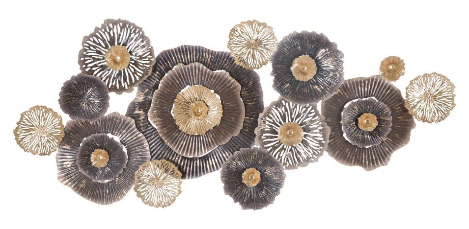 Panneau mural en fer brun -a- 167,6 x 7,6 x 73,5 cm - Photo n°1