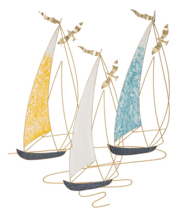 Panneau mural en fer vela couleur cm 78,7 x 3,8 x 97,8 - Photo n°1