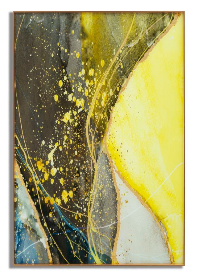 Panneau mural en verre avec cadre sunny cm 80 x 3,5 x 120 - Photo n°1