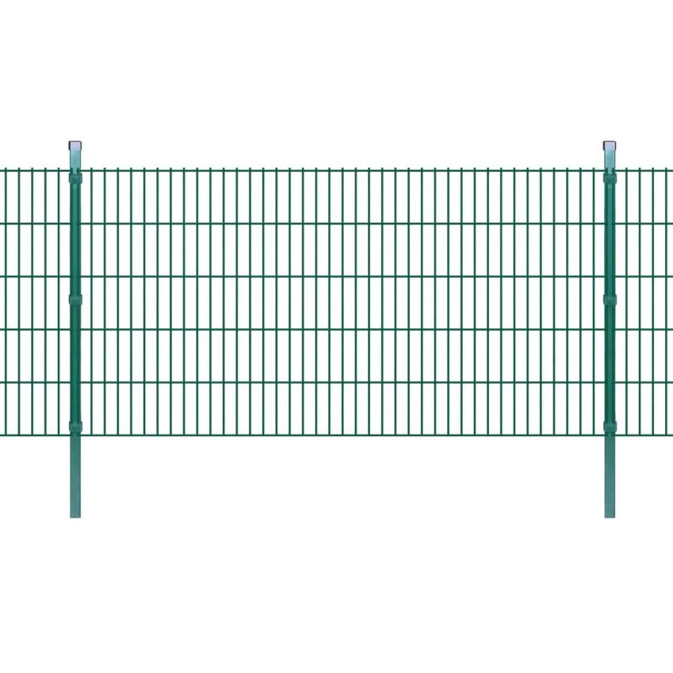 Panneaux et poteaux de clôture 2D pour jardin 2008x1030 mm 30 m - Photo n°1