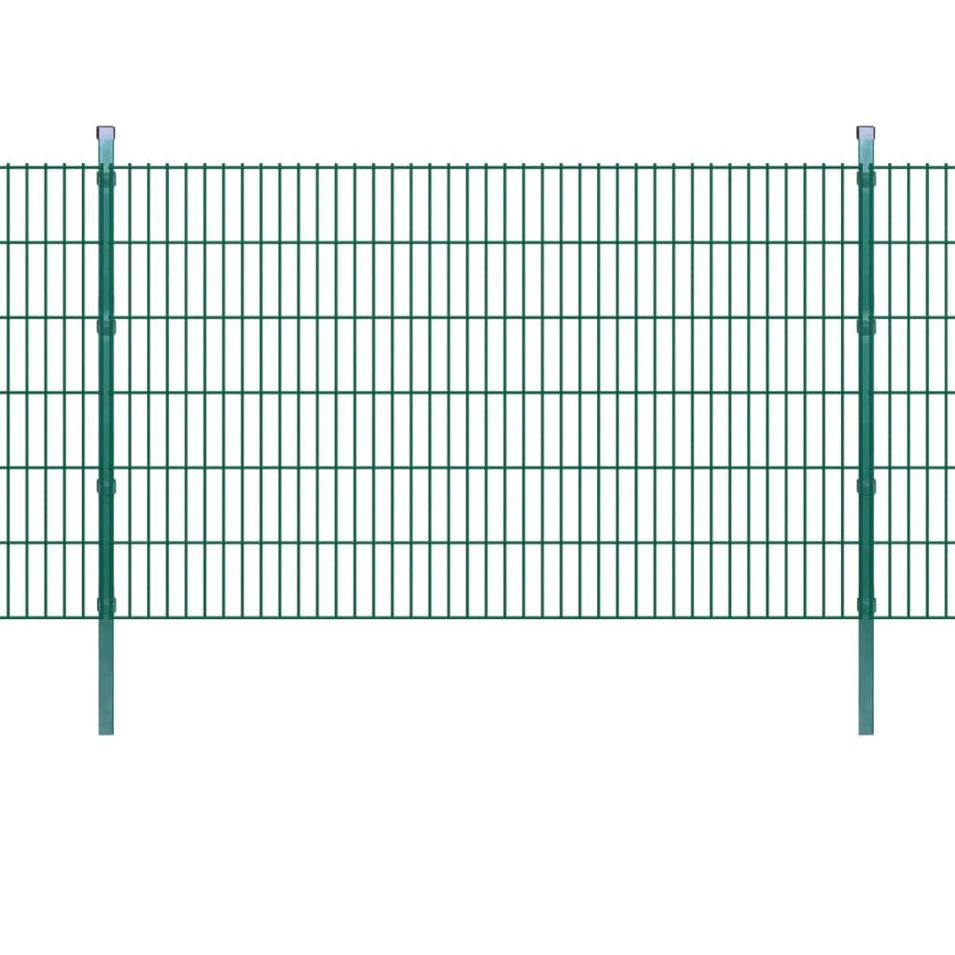 Panneaux et poteaux de clôture 2D pour jardin 2008x1230 mm 50 m - Photo n°1