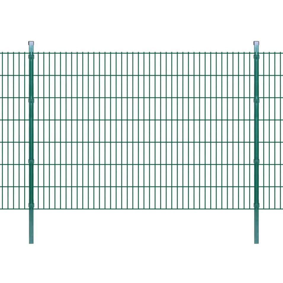 Panneaux et poteaux de clôture 2D pour jardin 2008x1430 mm 18 m - Photo n°1