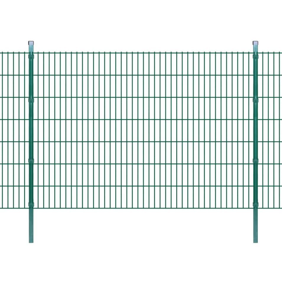 Panneaux et poteaux de clôture 2D pour jardin 2008x1430 mm 20 m - Photo n°1