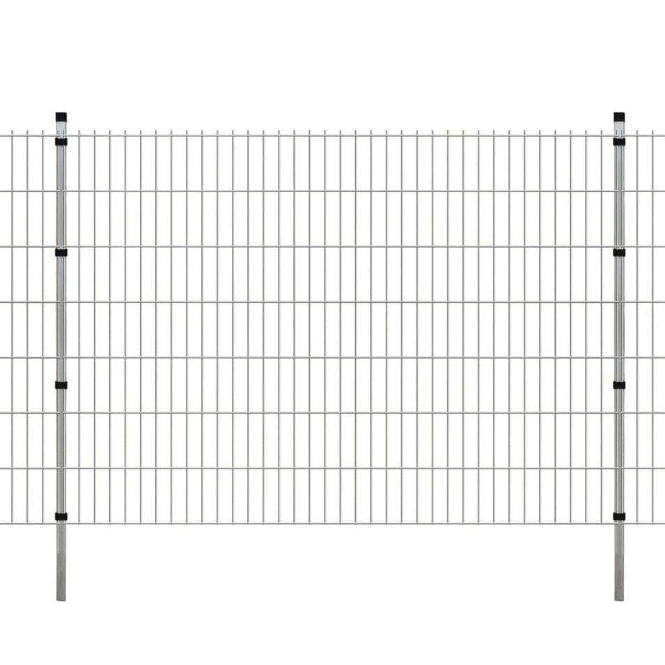 Panneaux et poteaux de clôture 2D pour jardin 2008x1430 mm 34 m 2 - Photo n°1