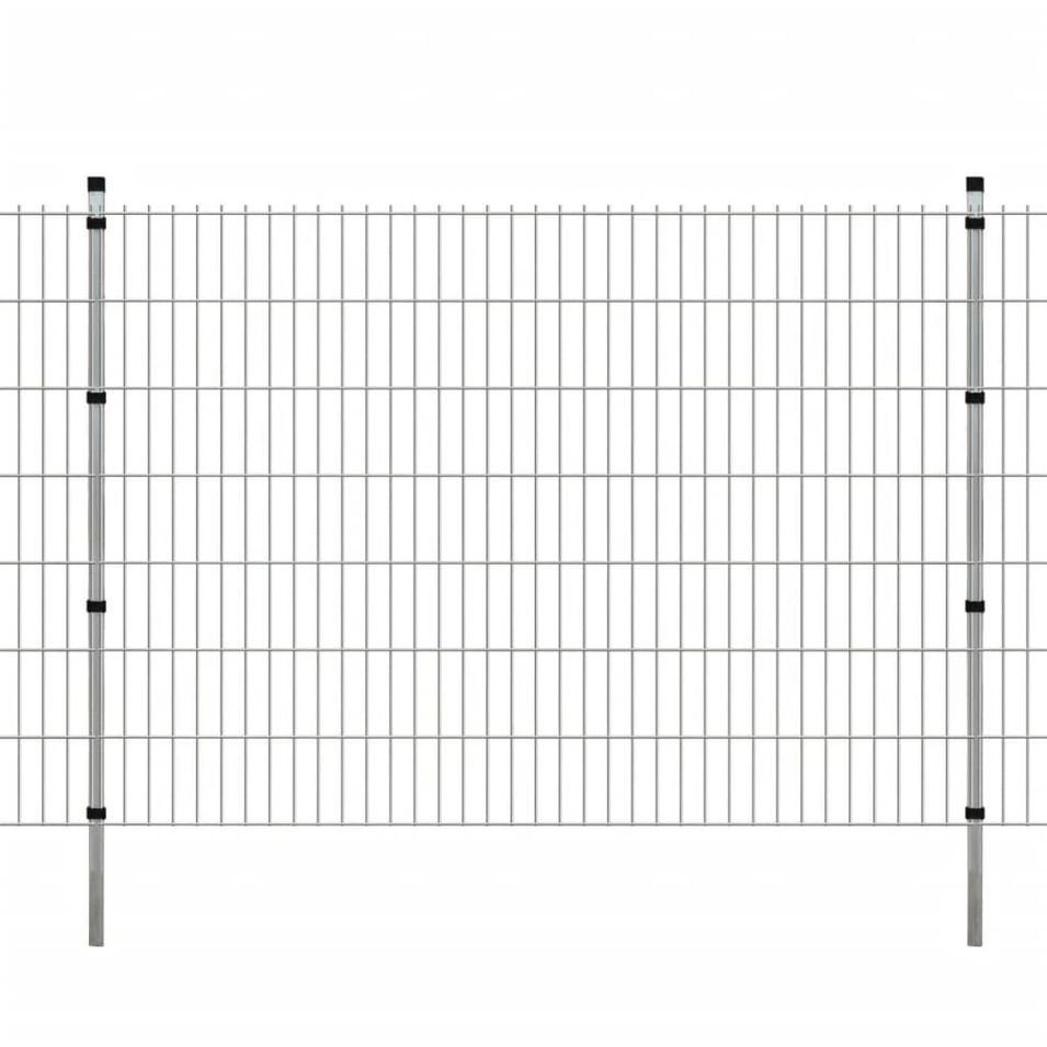 Panneaux et poteaux de clôture 2D pour jardin 2008x1430 mm 38 m 2 - Photo n°1