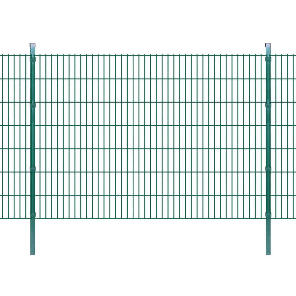 Panneaux et poteaux de clôture 2D pour jardin 2008x1430 mm 4 m - Photo n°1