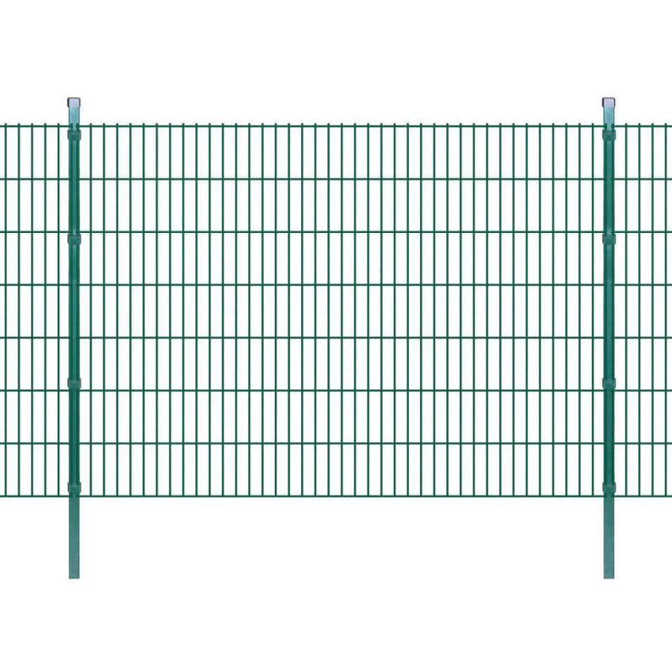 Panneaux et poteaux de clôture 2D pour jardin 2008x1430 mm 40 m - Photo n°1
