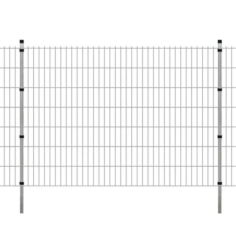 Panneaux et poteaux de clôture 2D pour jardin 2008x1430 mm 40 m 2 - Photo n°1