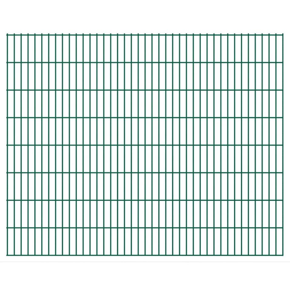 Panneaux et poteaux de clôture 2D pour jardin 2008x1630 mm 40 m - Photo n°1