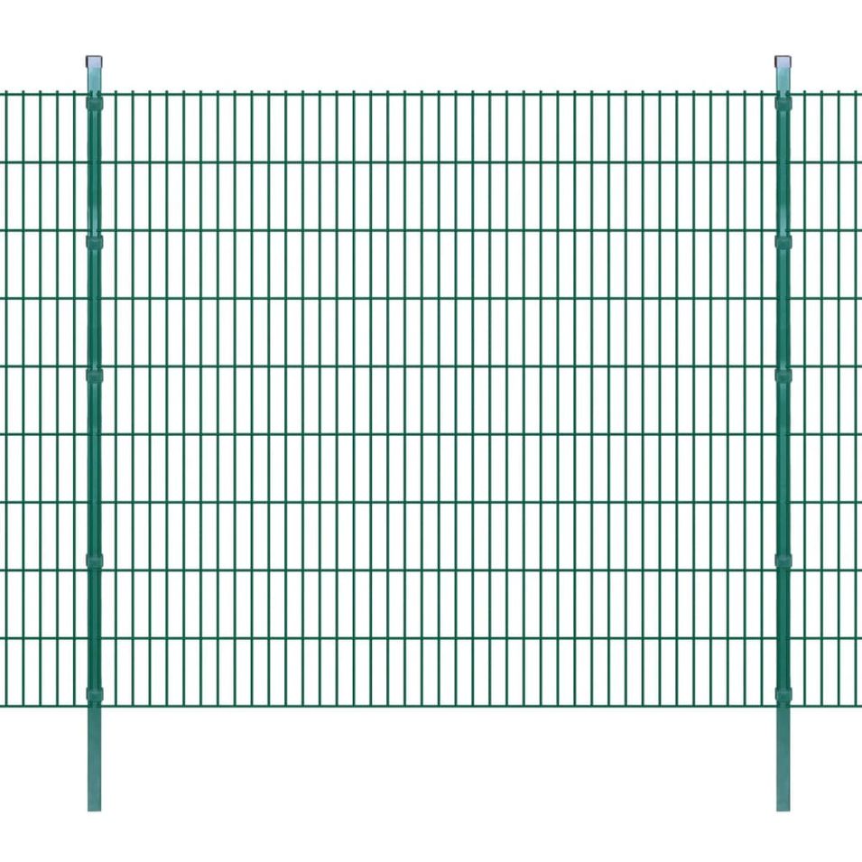 Panneaux et poteaux de clôture 2D pour jardin 2008x1830 mm 20 m 3 - Photo n°1