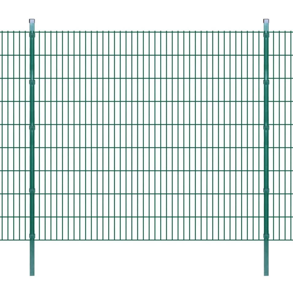 Panneaux et poteaux de clôture 2D pour jardin 2008x1830 mm 32 m 2 - Photo n°1
