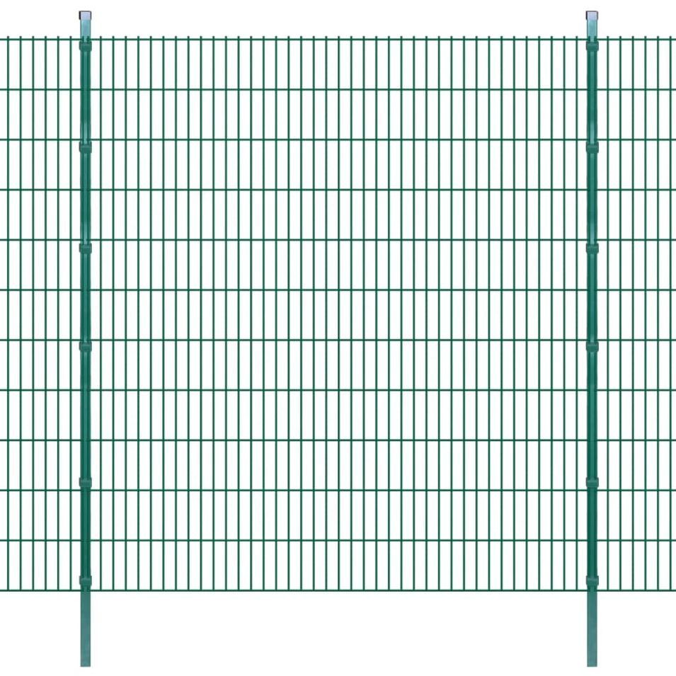 Panneaux et poteaux de clôture 2D pour jardin 2008x2230 mm 38 m 2 - Photo n°1