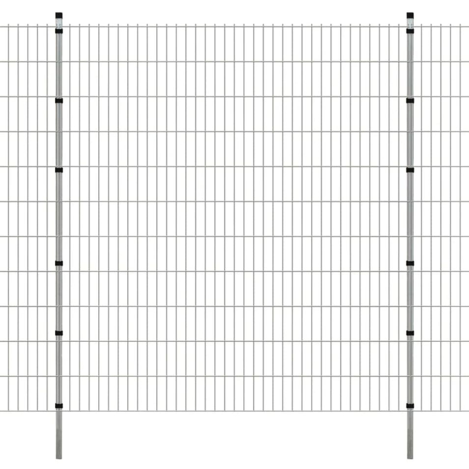 Panneaux et poteaux de clôture 2D pour jardin 2008x2230 mm 38 m - Photo n°1