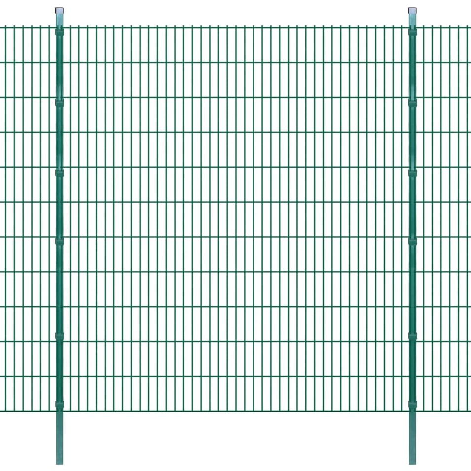Panneaux et poteaux de clôture 2D pour jardin 2008x2230 mm 50 m - Photo n°1