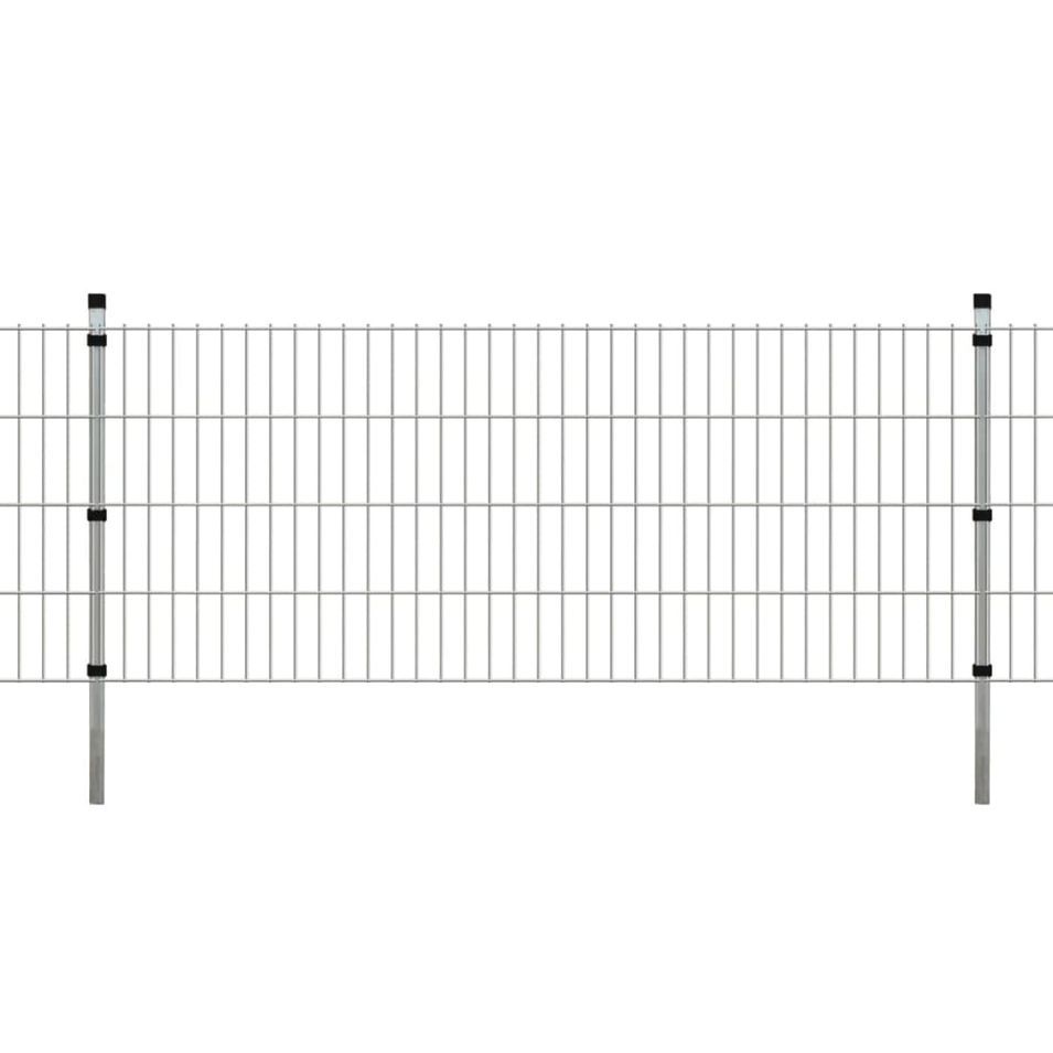 Panneaux et poteaux de clôture 2D pour jardin 2008x830 mm 14 m 3 - Photo n°1