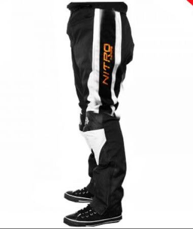 Pantalon cross enfant noir Nitro Racing - Photo n°1