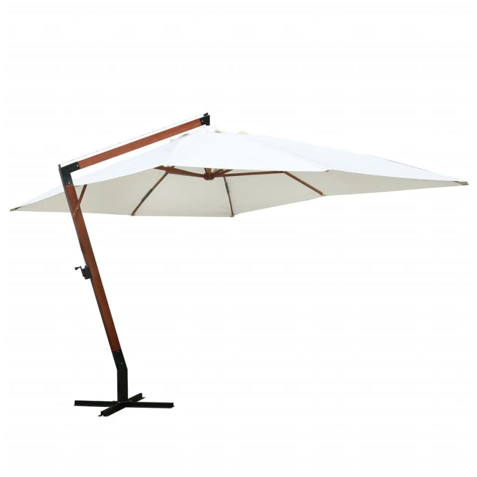 Parasol 300 x 400 cm Blanc - Photo n°1