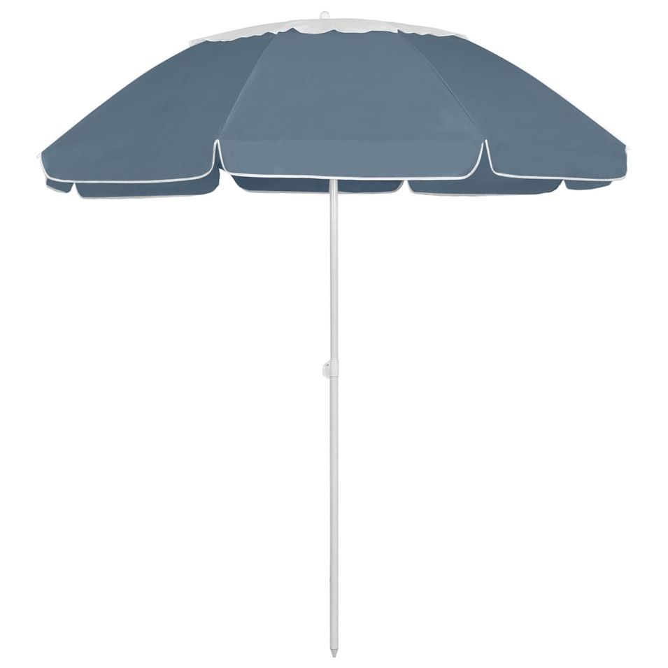 Parasol de plage Bleu 300 cm 3 - Photo n°1