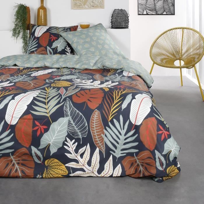 Parure de lit - Sunhine 7.38 - 240 x 260 cm - 100% coton - Imprimé floral - TODAY - Photo n°1