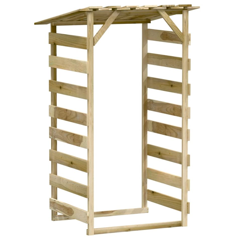 Pergola avec toit 100x90x200 cm Bois de pin imprégné - Photo n°1