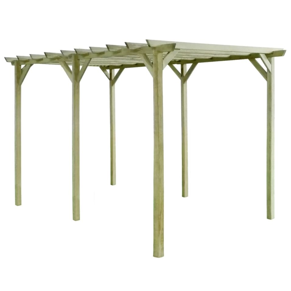 Pergola de jardin 4 x 2 x 2 m Bois de pin imprégné - Photo n°1