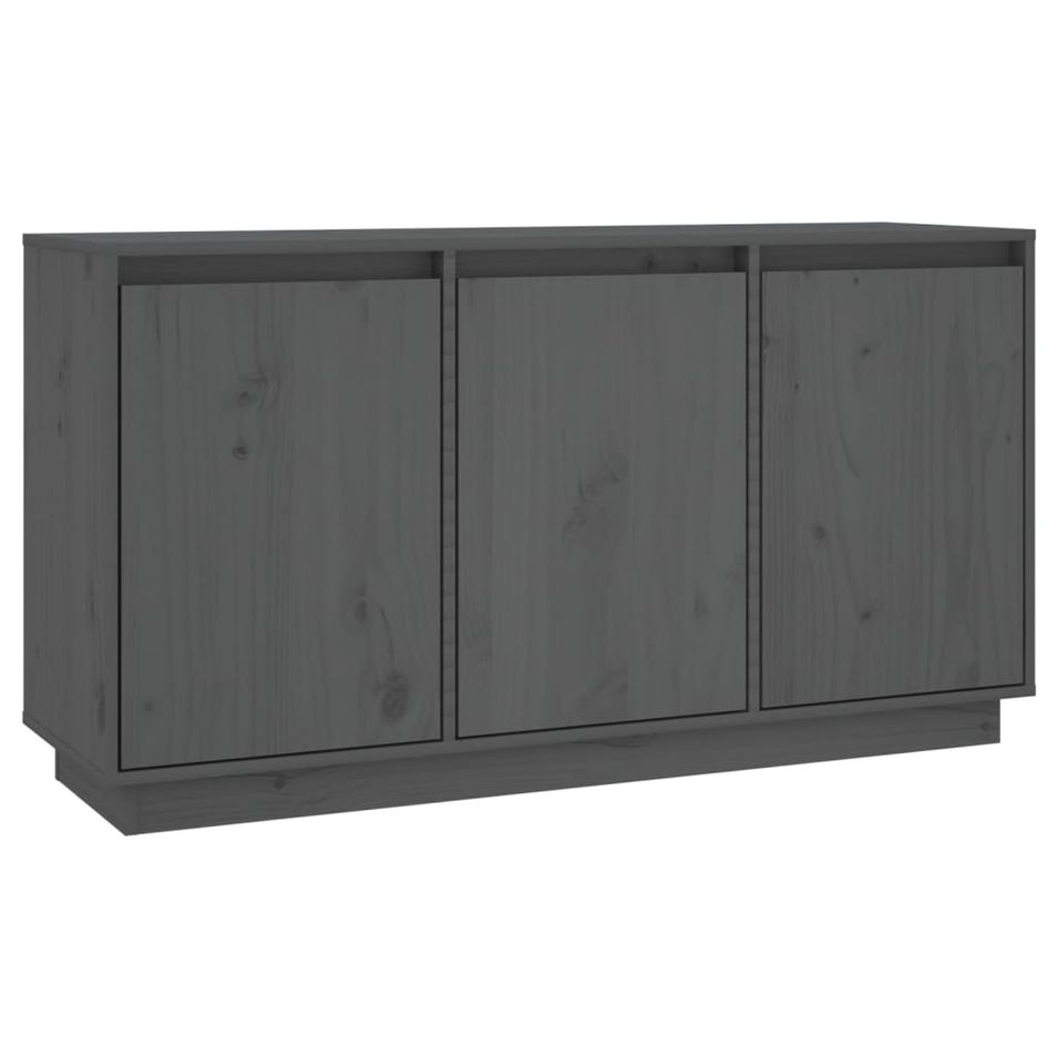 Petit buffet 3 portes en bois massif de pin Romane – Style classique et fonctionnel - Photo n°1