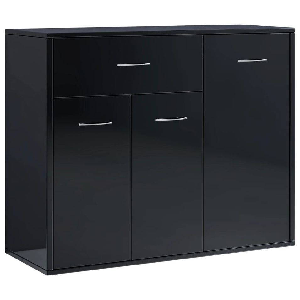 Petit buffet 3 portes et 1 tiroir Homa L 88 cm - Gamme intemporelle - Photo n°1