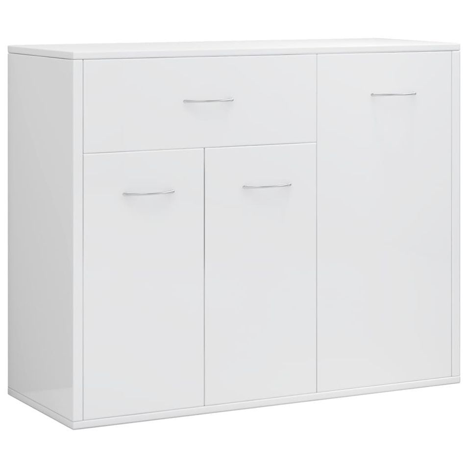 Petit buffet 3 portes et 1 tiroir Homa L 88 cm - Gamme intemporelle - Photo n°1