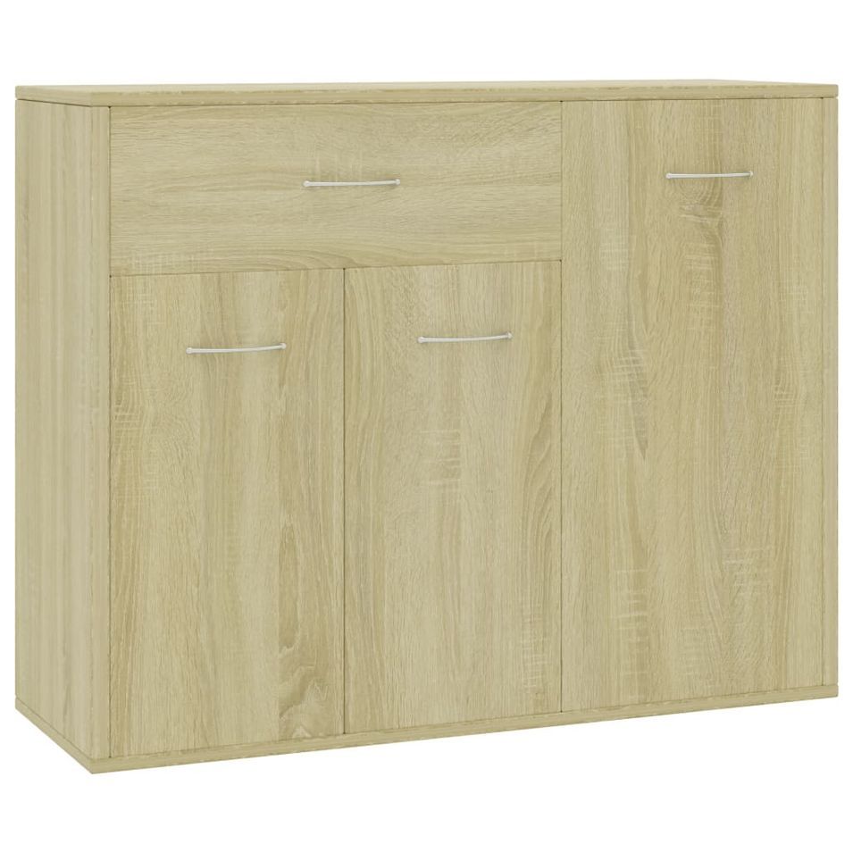 Petit buffet 3 portes et 1 tiroir Homa L 88 cm - Gamme intemporelle - Photo n°1