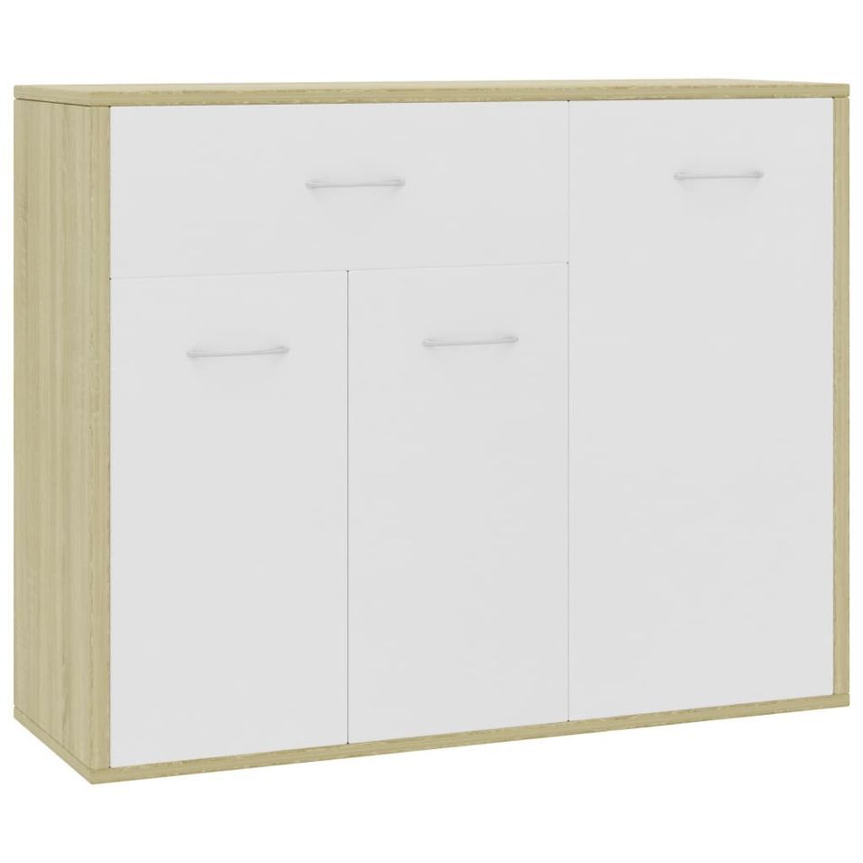Petit buffet 3 portes et 1 tiroir Homa L 88 cm - Gamme intemporelle - Photo n°1