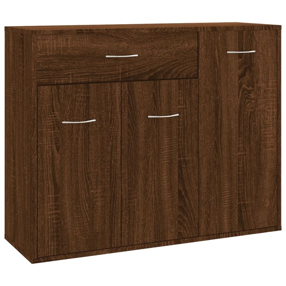 Petit buffet 3 portes et 1 tiroir Homa L 88 cm - Gamme intemporelle - Photo n°1