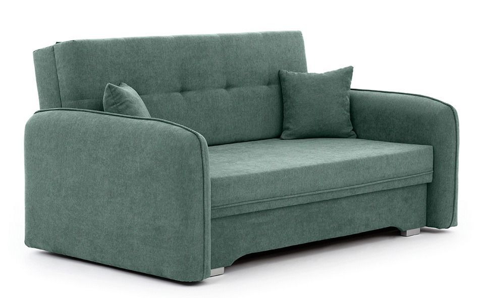 Petit canapé convertible 2 places LANY 155 cm - Compact et fonctionnalité intelligente - Photo n°1