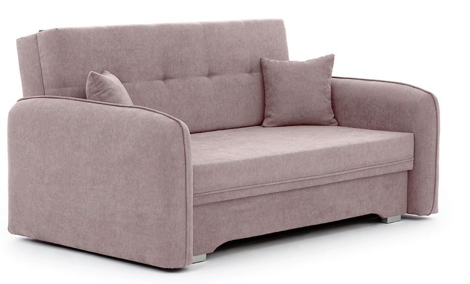 Petit canapé convertible 2 places LANY 155 cm - Compact et fonctionnalité intelligente - Photo n°1