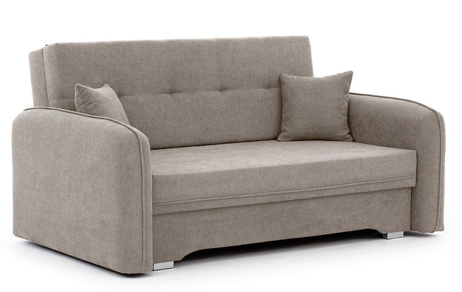 Petit canapé convertible 2 places LANY 155 cm - Compact et fonctionnalité intelligente - Photo n°1