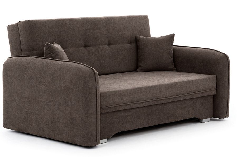 Petit canapé convertible 2 places LANY 155 cm - Compact et fonctionnalité intelligente - Photo n°1