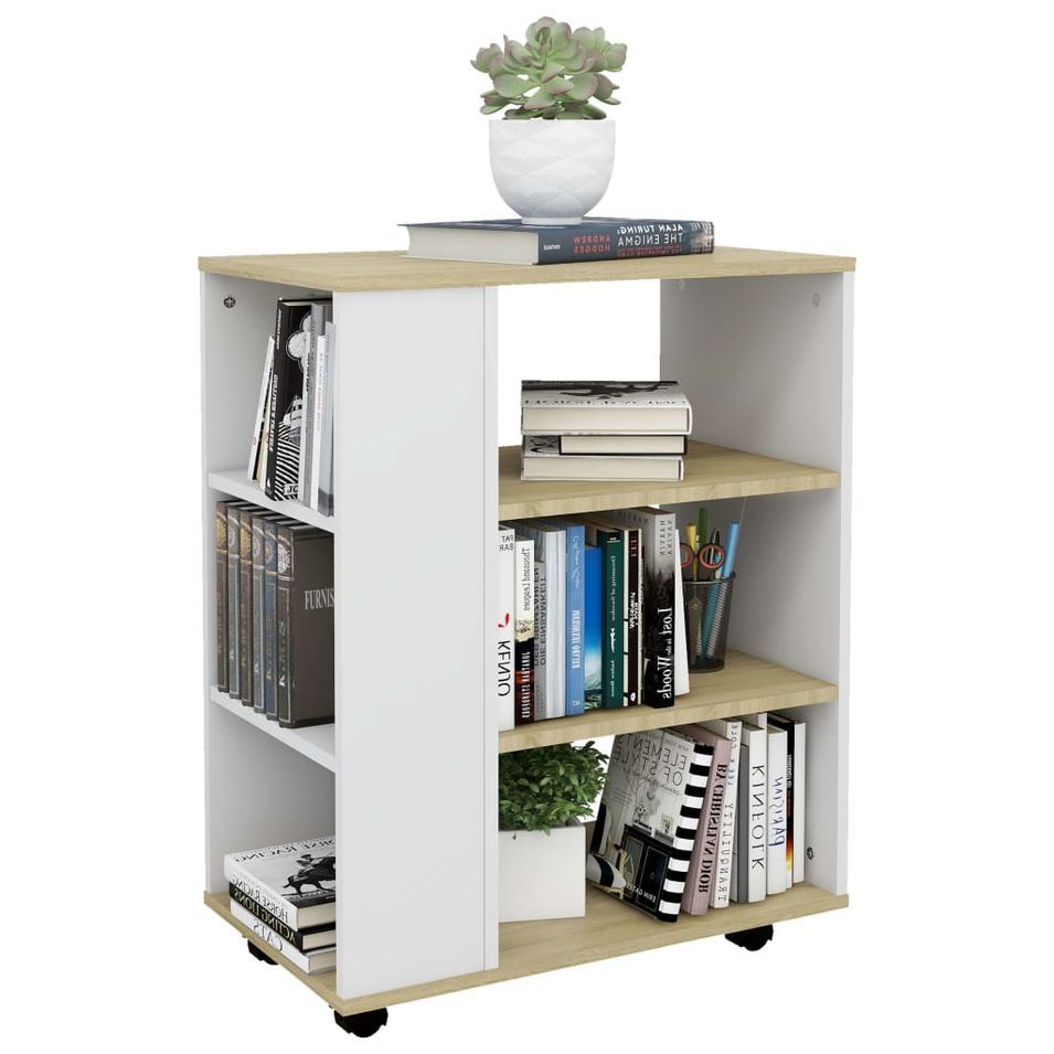 Petit meuble de rangement sur roulettes kazok 60 cm – Sobre et pratique - Photo n°1