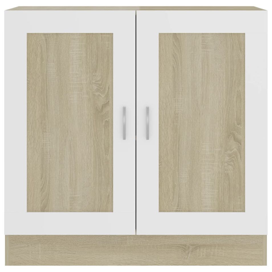 Petite armoire basse de rangement à 2 portes Mapa 83 cm - Fonctionnalité dans tous vos espaces - Photo n°1