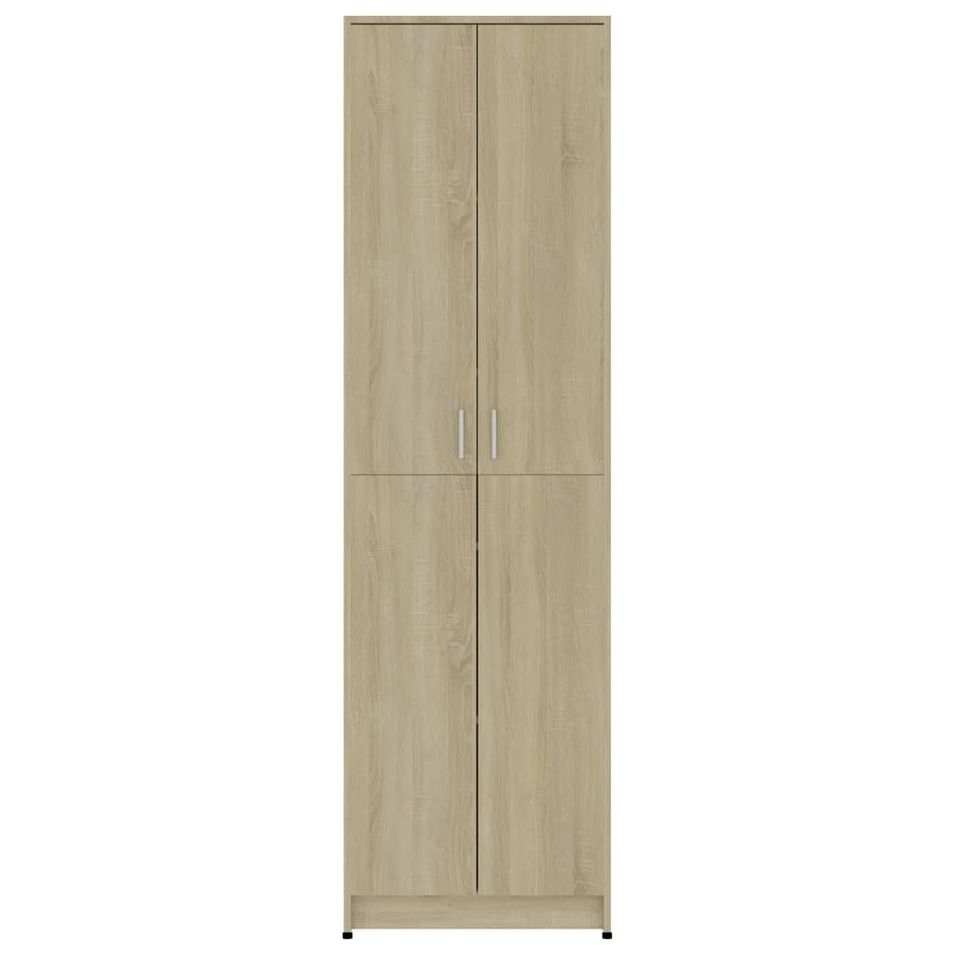 Petite armoire multifonction 2 portes Kala 55 cm - Rangement compact et élégant - Photo n°1