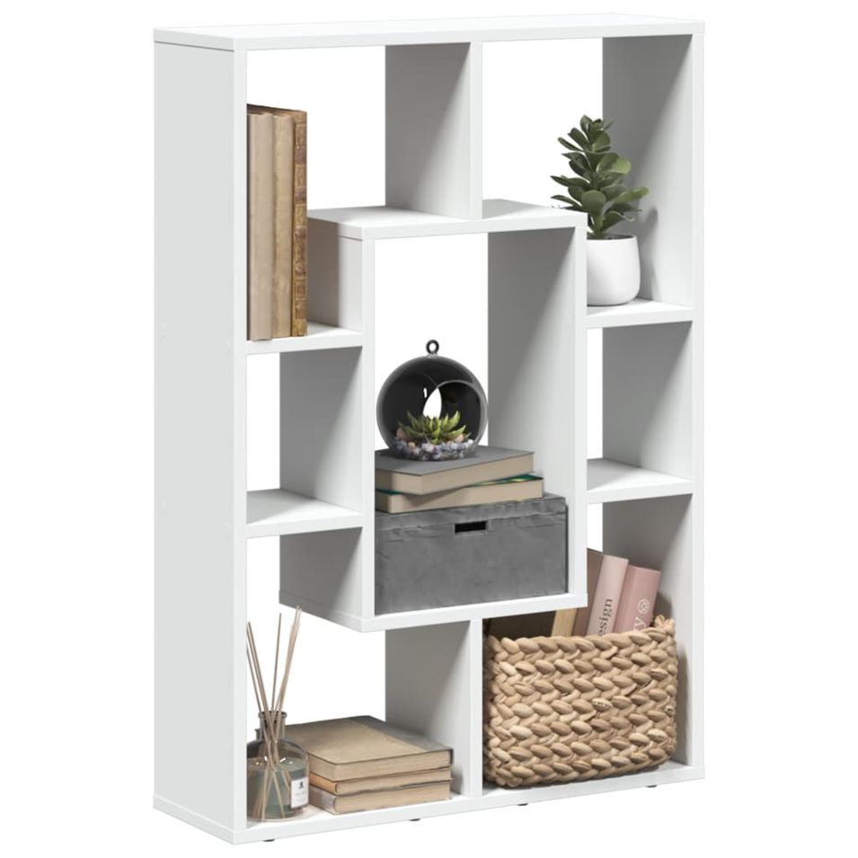Petite bibliothèque modulable Loza 63 cm - Verticale ou horizontale - Photo n°1