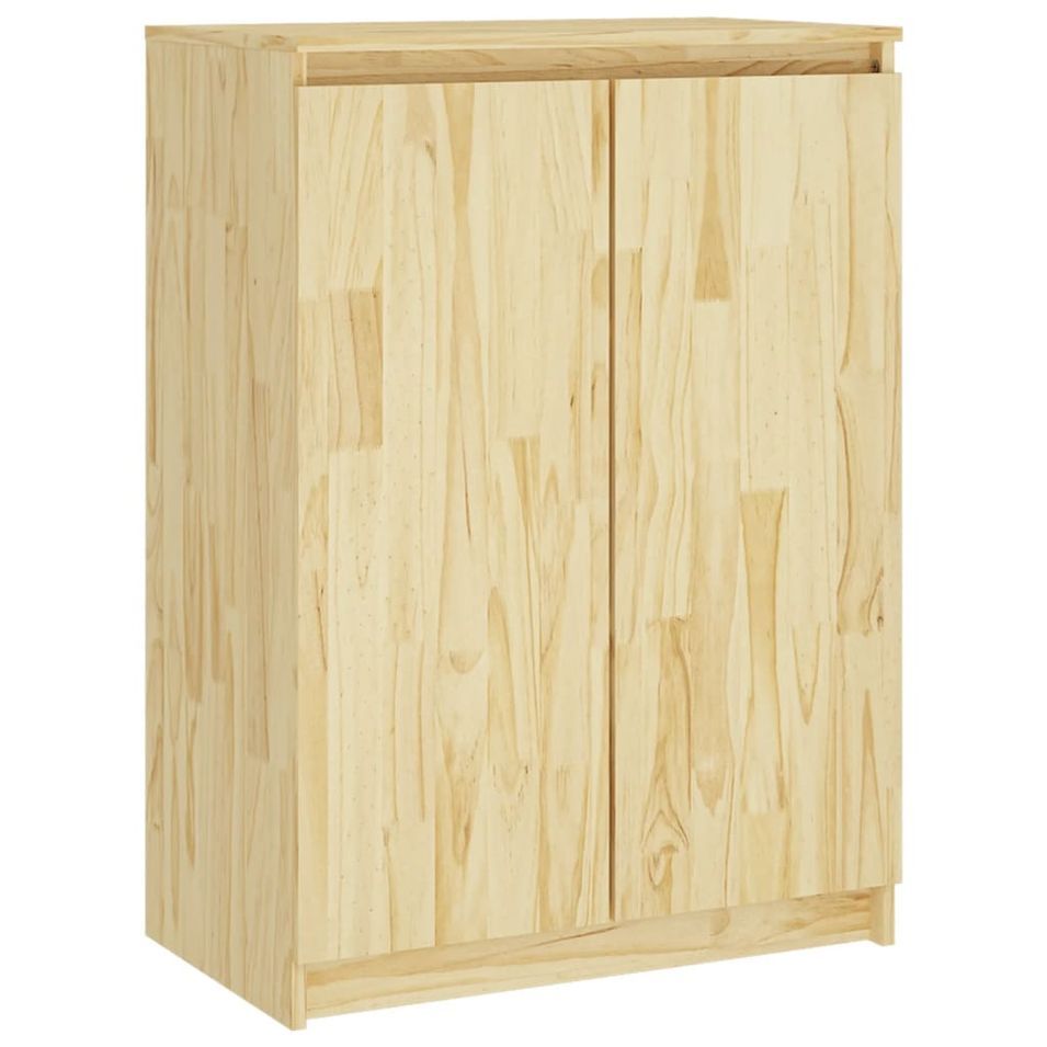 Petite commode 60x36x84 cm Bois de pin massif - Photo n°1
