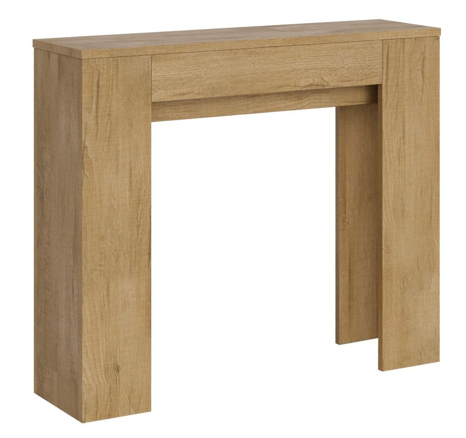 Petite console extensible en bois Kilaz 90x25/181 cm - Photo n°1