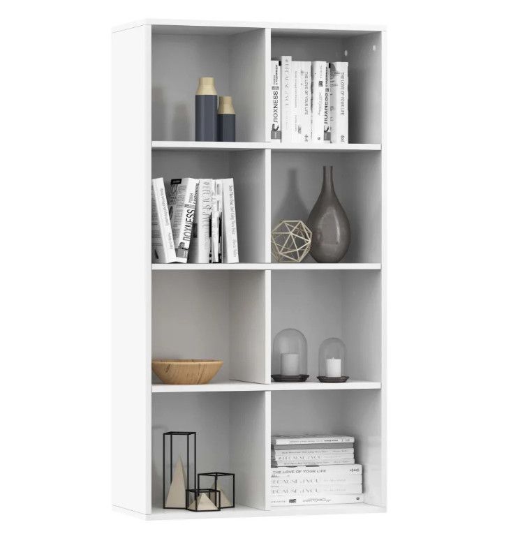 Petite étagère 8 compartiments Zora 66 cm – Verticale ou horizontale - Photo n°1