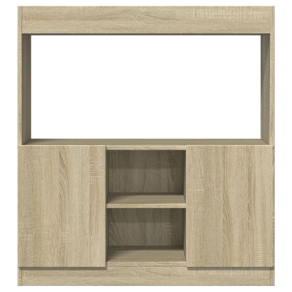 Petite étagère en bois L 92 x H 100 x P 33 cm – Collection Bibla - Photo n°1